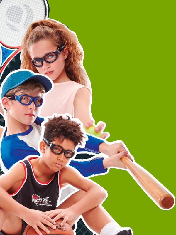gafas de futbol para niños